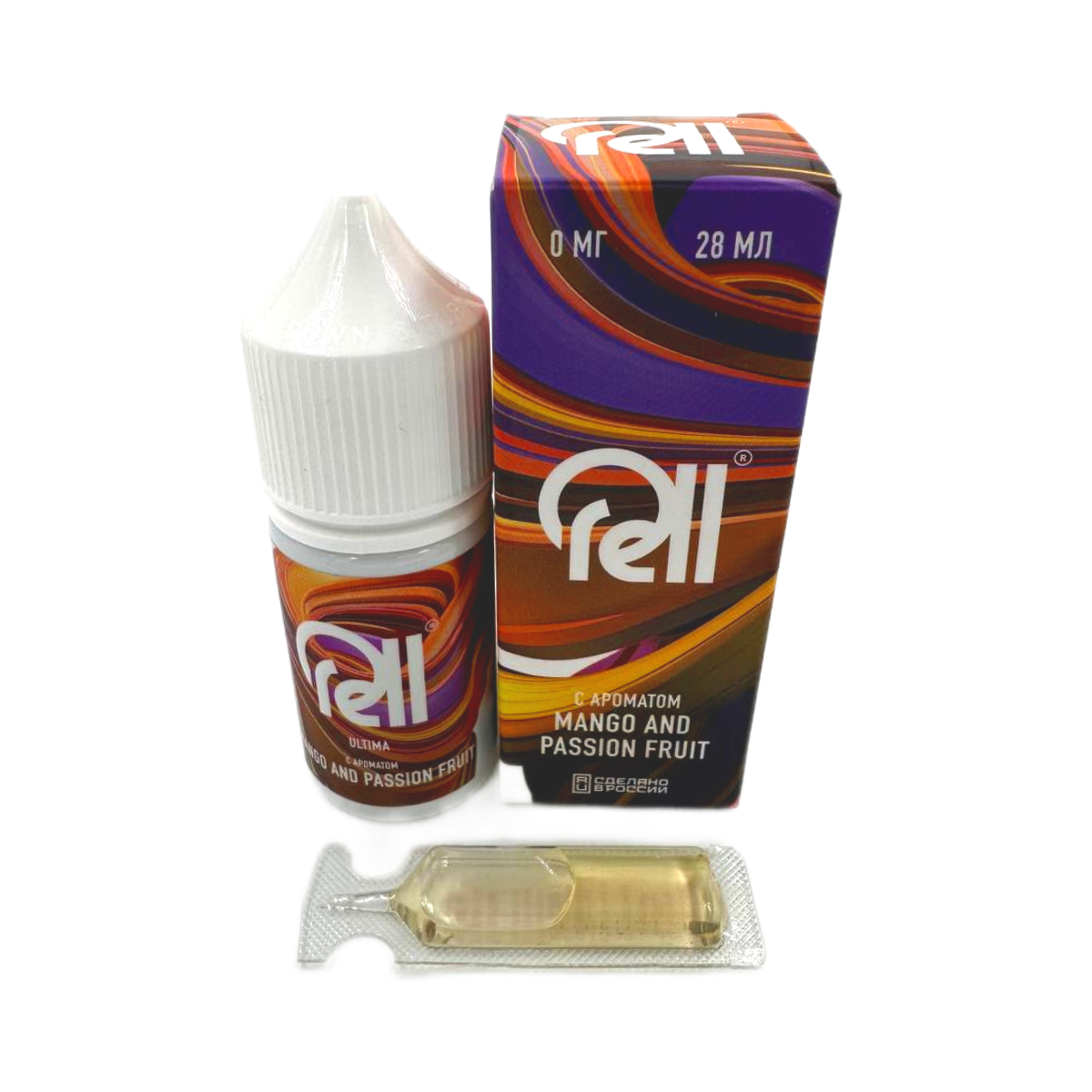 RELL ULTIMA + Nicobooster б/никотина Персик ананас 30мл.0мг.