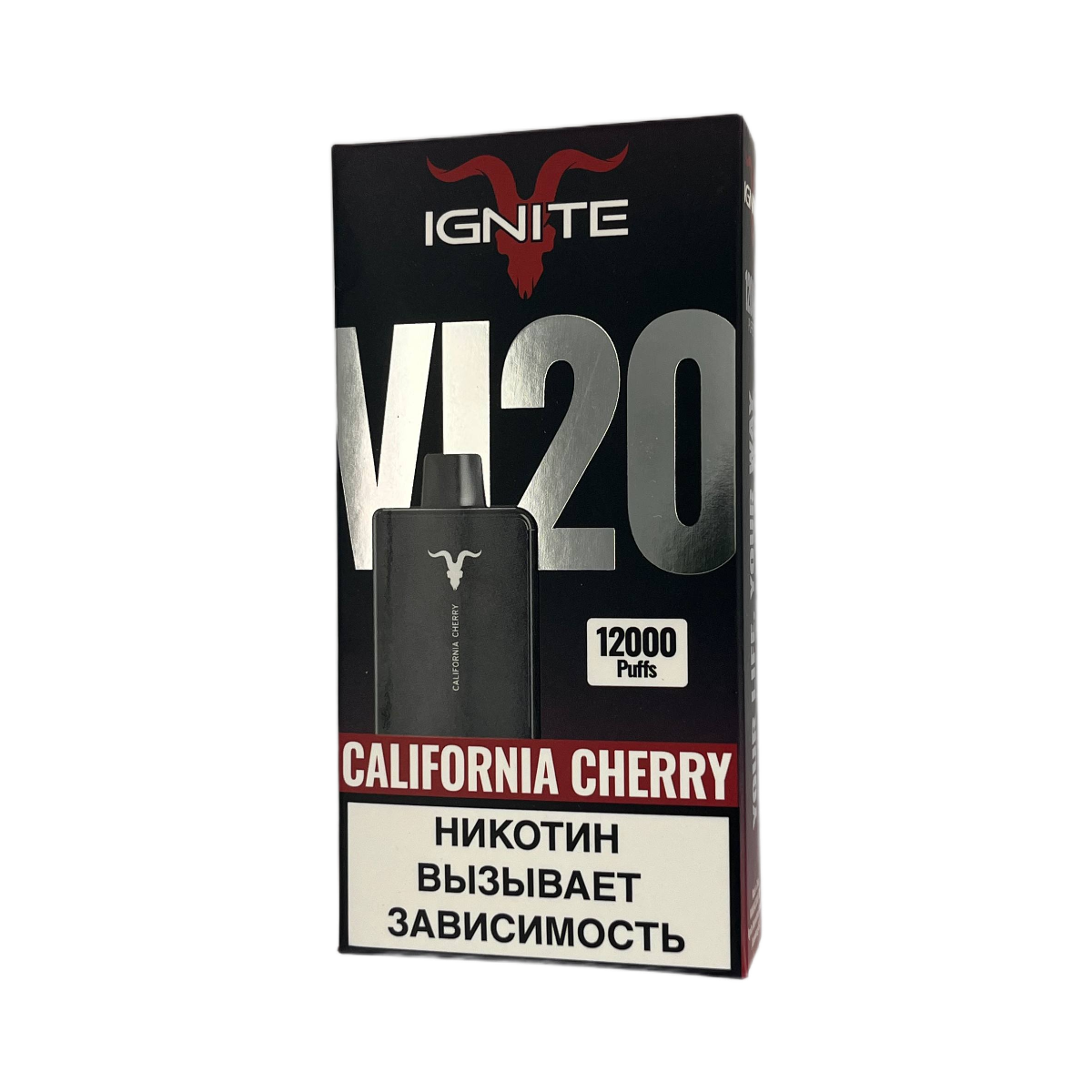IGNITE V 120 12000 Black New Вишня Калифорния 2%