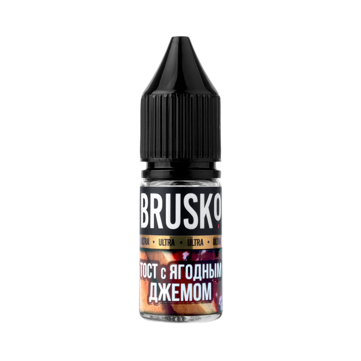 BRUSKO ULTRA Тост с ягодным джемом strong 10 мл 2%