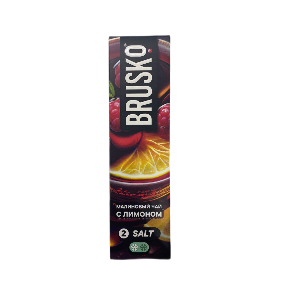 Brusko Salt Chubby Малиновый чай с лимоном 35мл 2%
