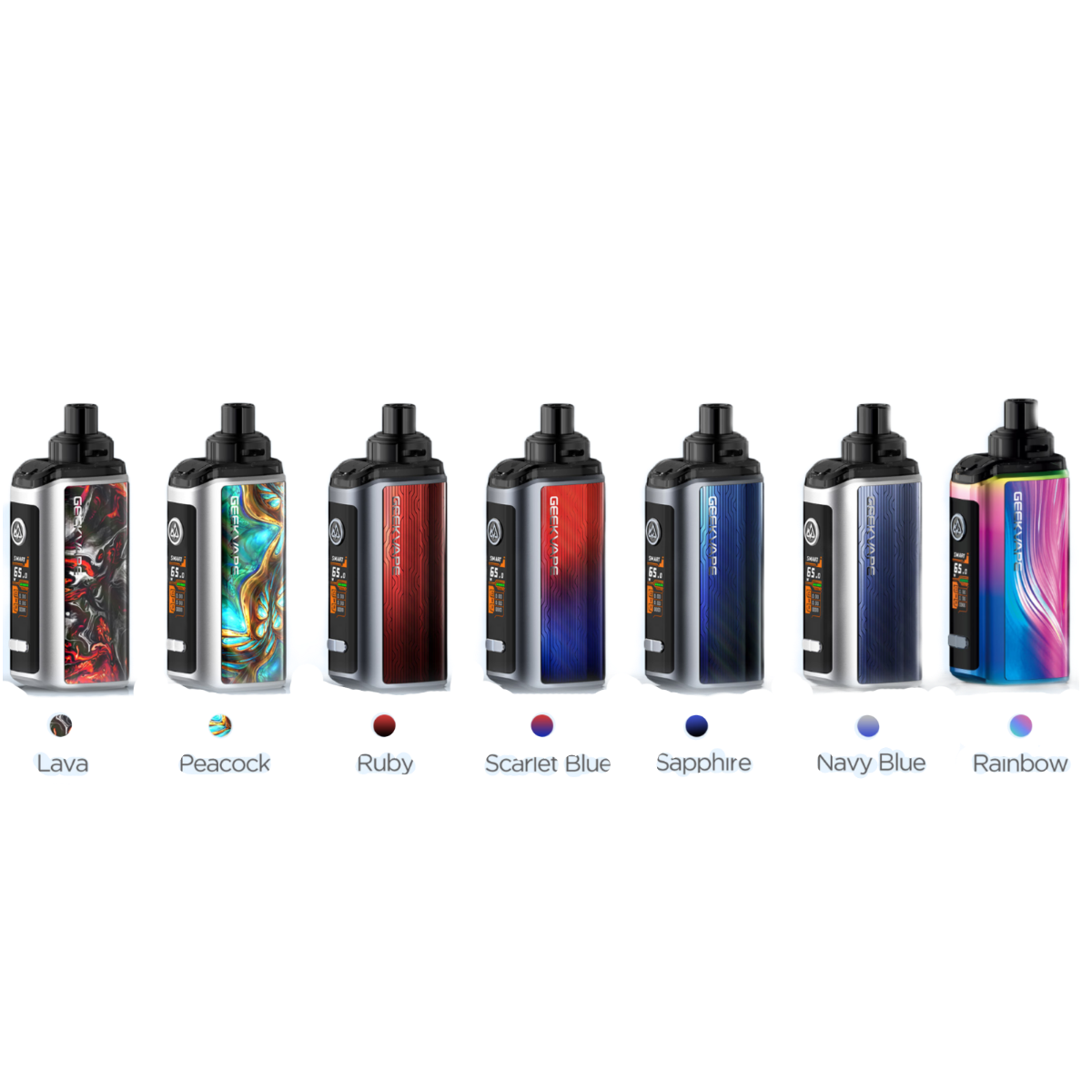 Geek Vape Obelisk 65 FC 2*1100mAh Pod Kit Ruby GV-139A