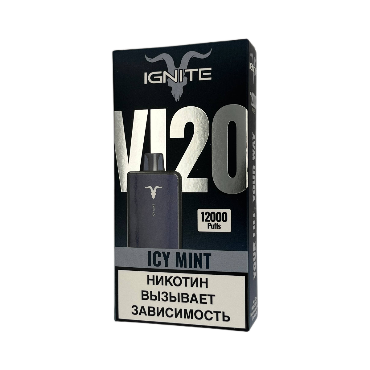IGNITE V 120 12000 Blue New Ледяная мята 2%