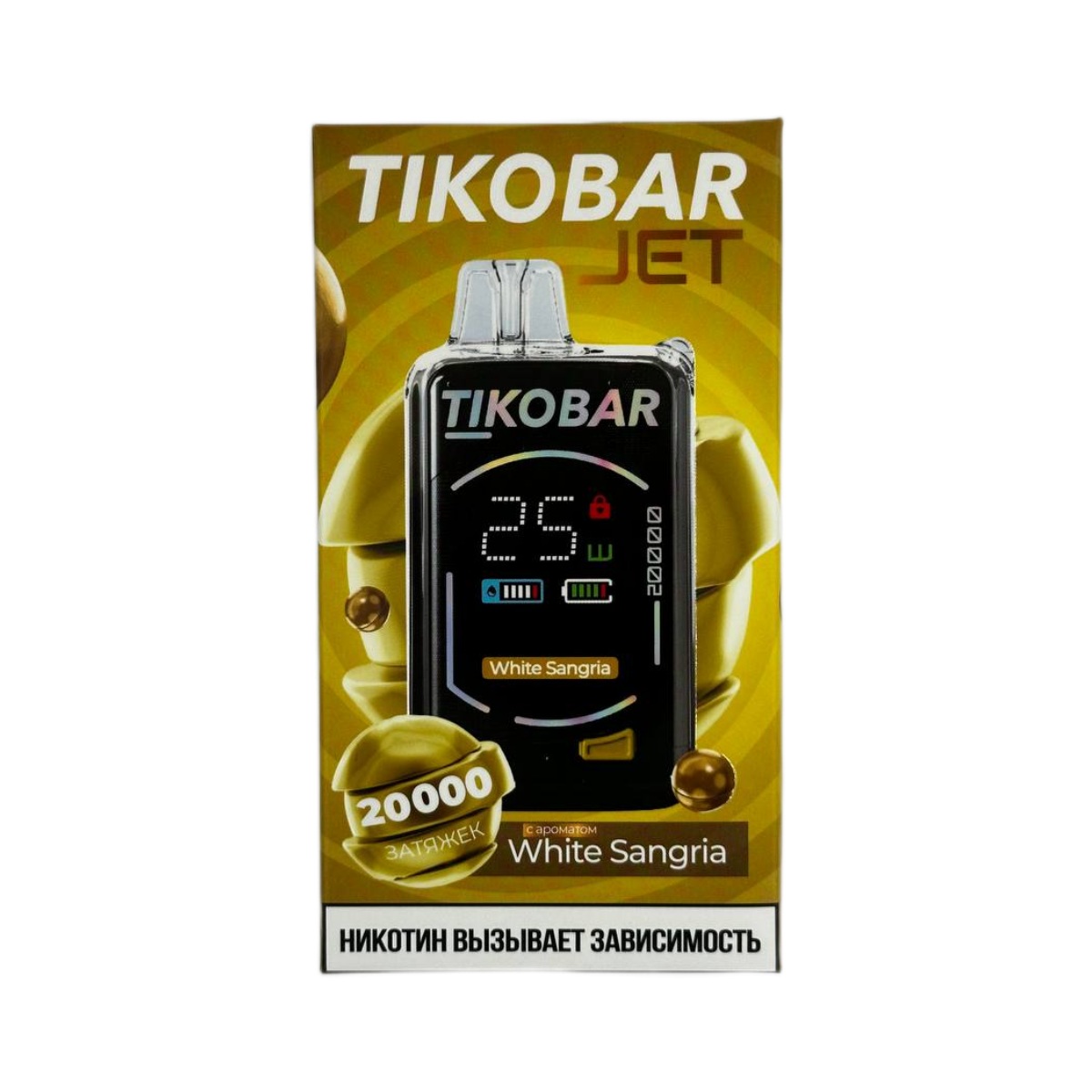 TIKOBAR JET 20000 Белая сангрия 2%