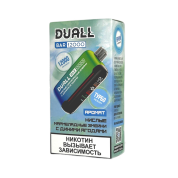 DUALL BAR 12000 Кислые мармеладные змейки с дикими ягодами 2%