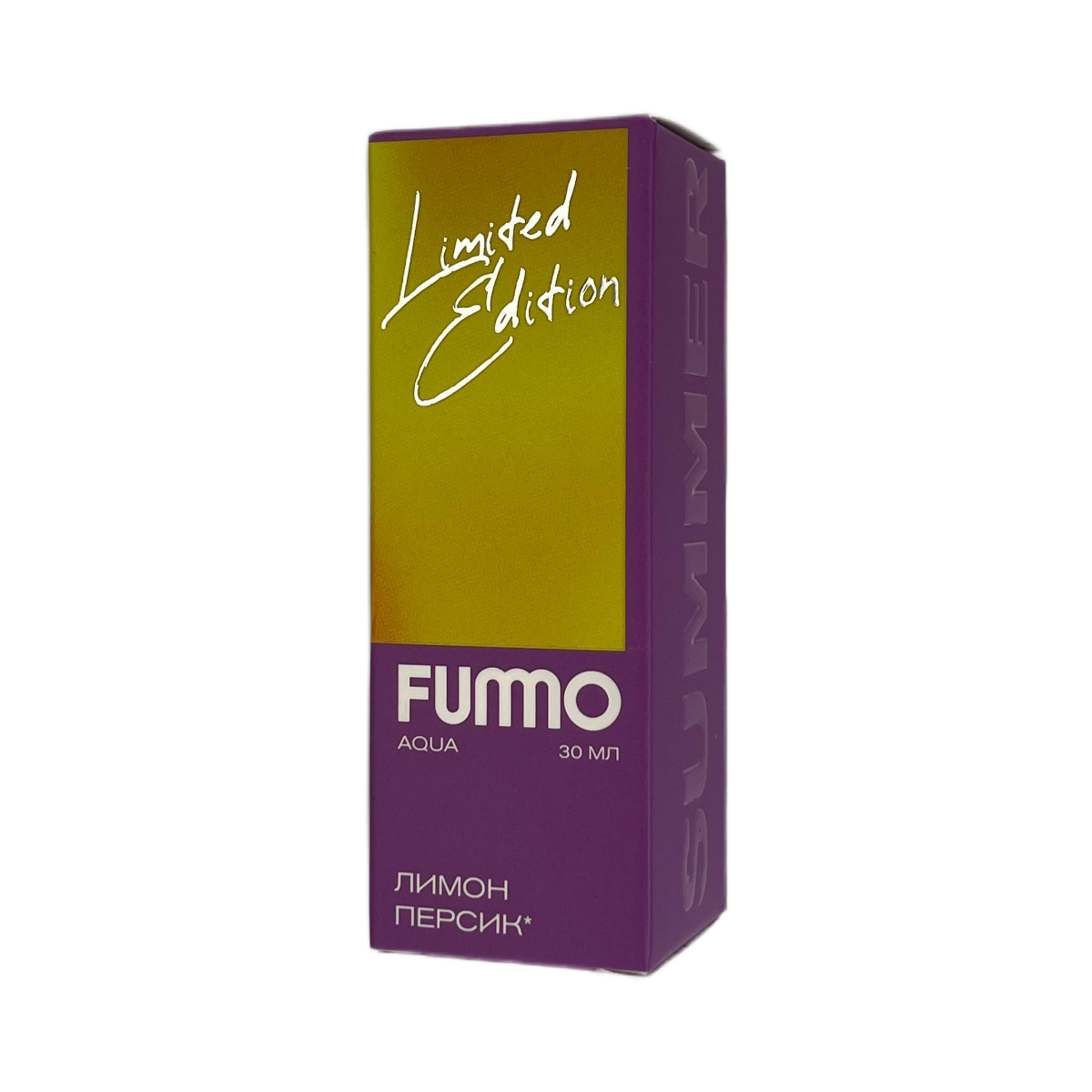 FUMMO AQUA SUMMER Лимон персик 30мл.20мг.