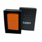 ZIPPO/231 Classic покр. Orange Matte лат-сталь, оранжевая, матов.