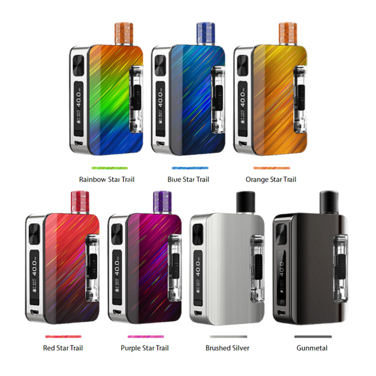 Joyetech Exceed Grip Pro 1000mAh Pod Kit JOYE-047BLU Blue Star Trail