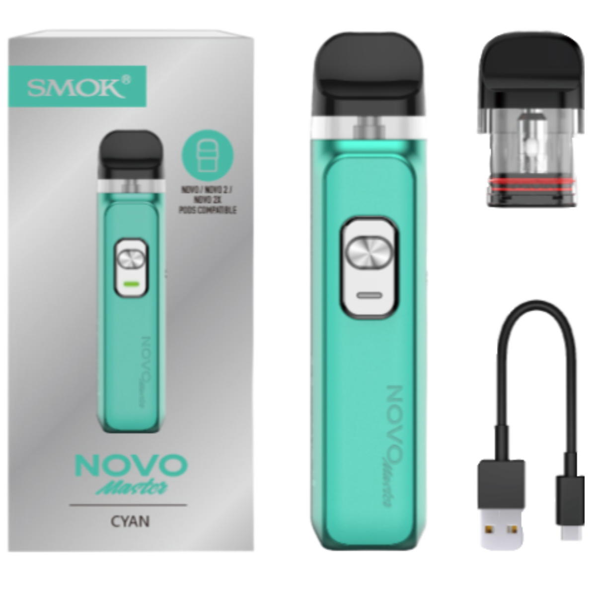 SMOK Novo MASTER 1000mAh Pod Kit Black Carbon Fiber SMOK-160M
