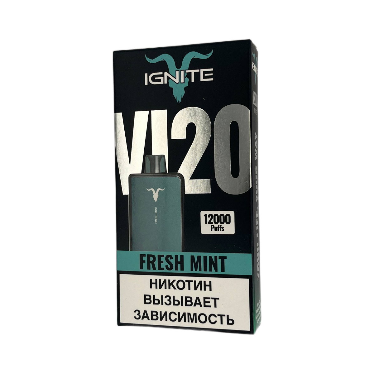 IGNITE V 120 12000 Green New Свежая мята 2%