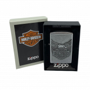 ZIPPO/20230 Harley-Davidson покр.Street Chrom лат-сталь, сереб,мат.