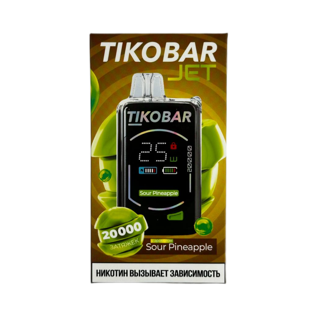 TIKOBAR JET 20000 Кислый ананас 2%