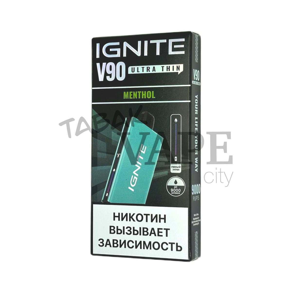 IGNITE V 90 9000 Ментол 2%