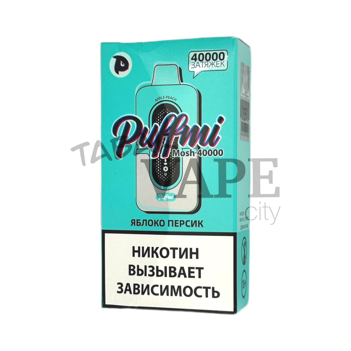 PUFFMI MOSH 40000 Яблоко персик 2%