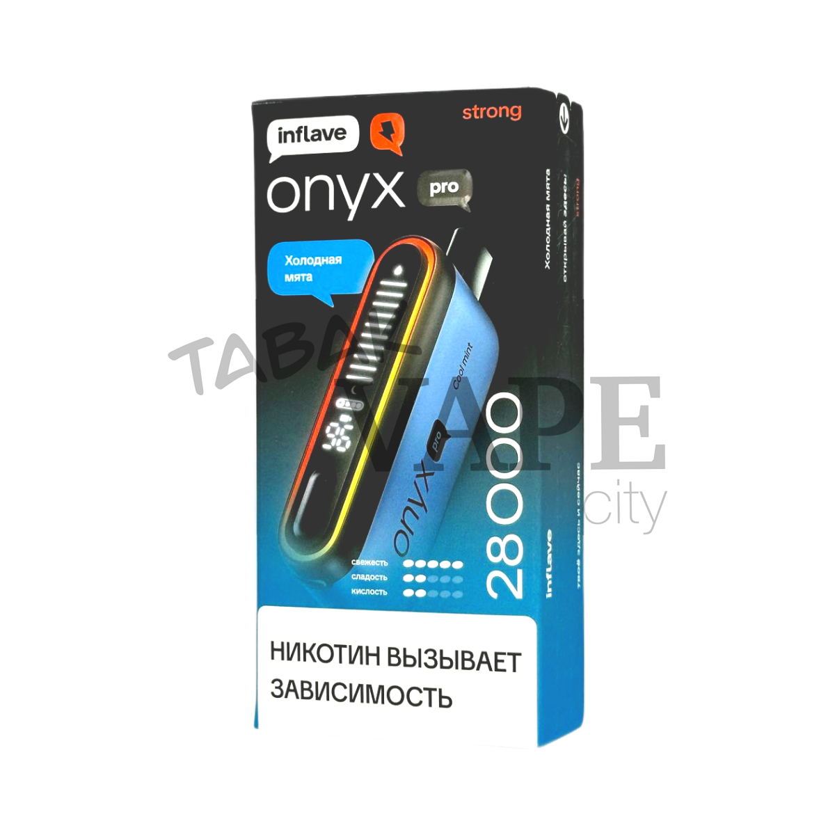 INFLAVE ONYX PRO STRONG 28000 Холодная мята 2%