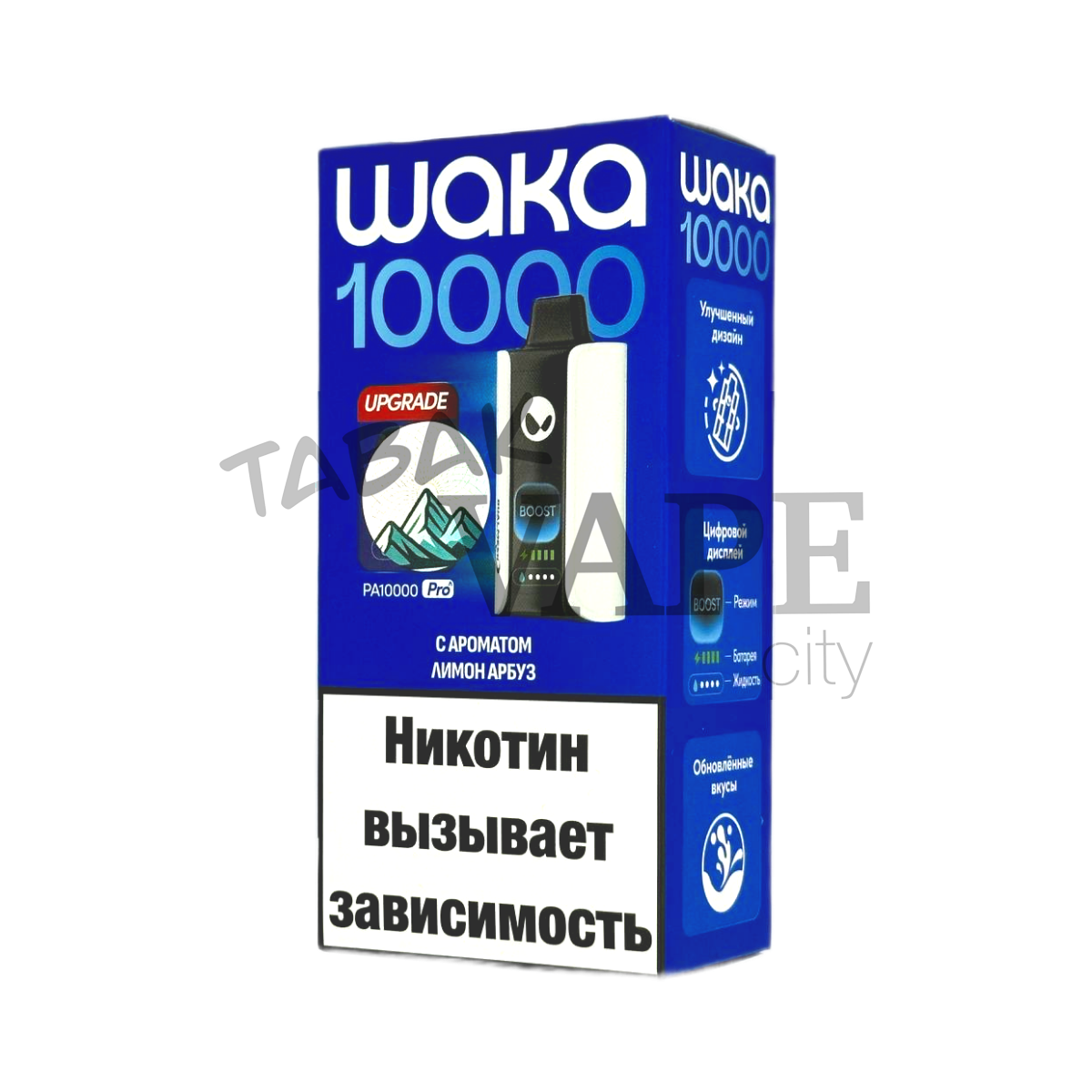 WAKA soPRO PA BOOST 10000 EXTRA Лимон арбуз 1,8%