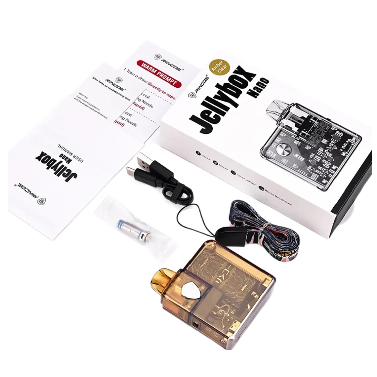 RINCOE Jellybox Nano X 1000mAh Pod Kit Wargs RK-025WG