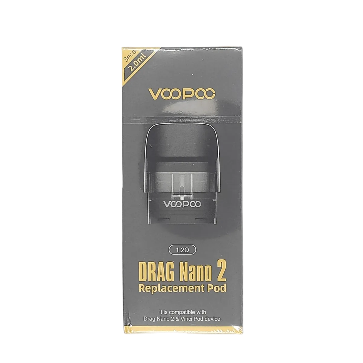 Voopoo Drag Nano 2 Pod/Vinci Pod 2ml 1.2ohm VP-110B-POD