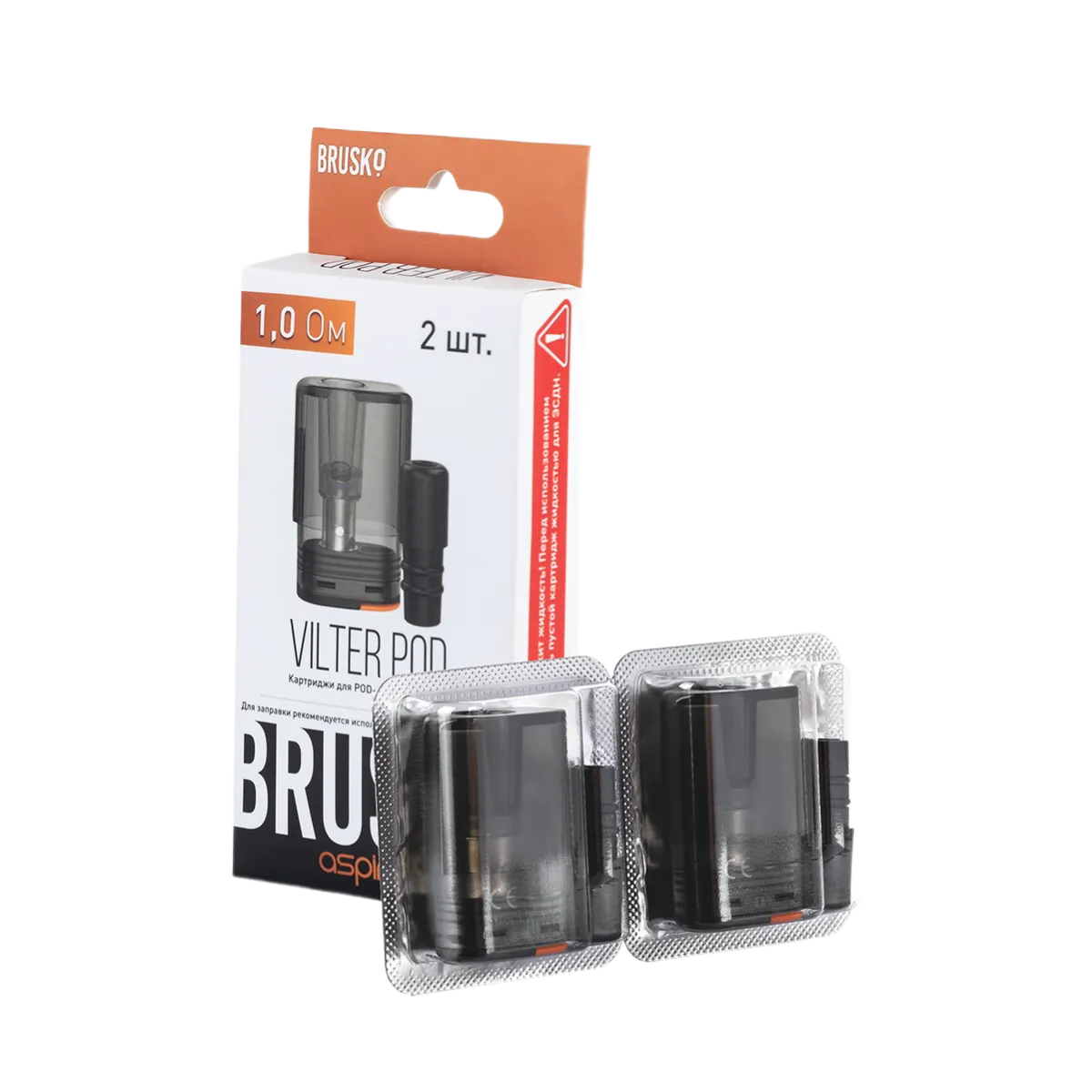 Картридж BRUSKO MINICAN VILTER 1.0 Ом (уп. 2 шт)