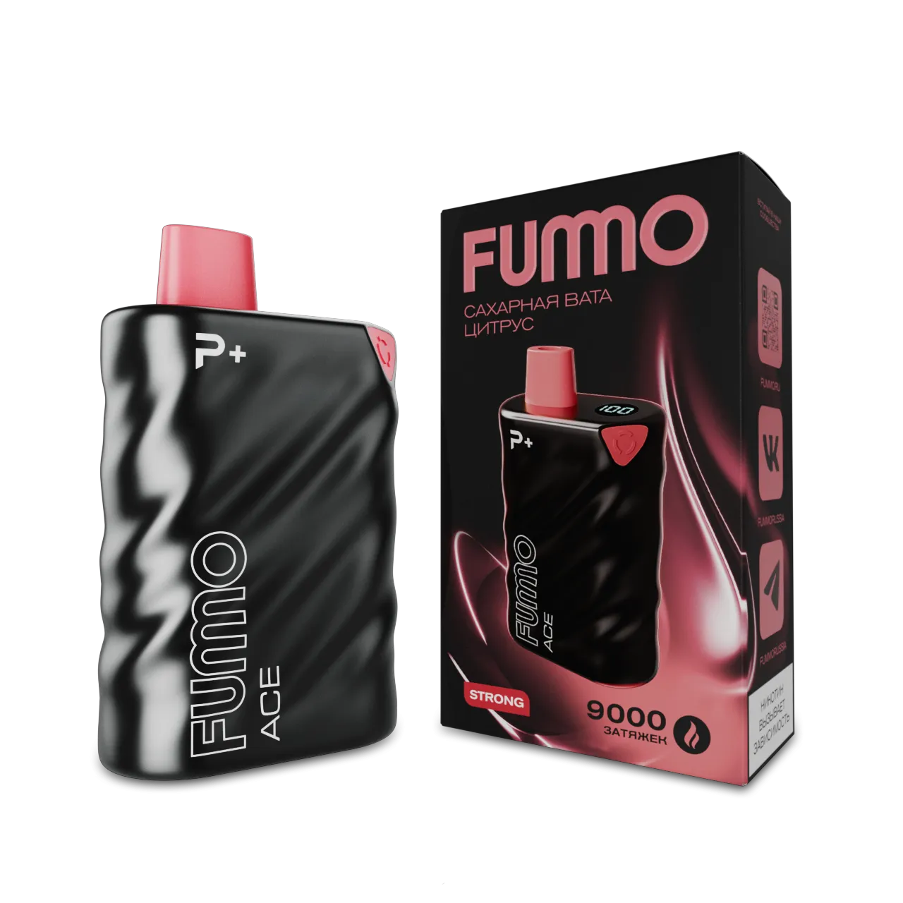 FUMMO ACE 9000 Сахарная вата цитрус 2%