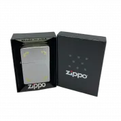ZIPPO/28458 Classic с покр/ Satin Chrome, лат/сталь, серебр., мат., 38x13x57 мм