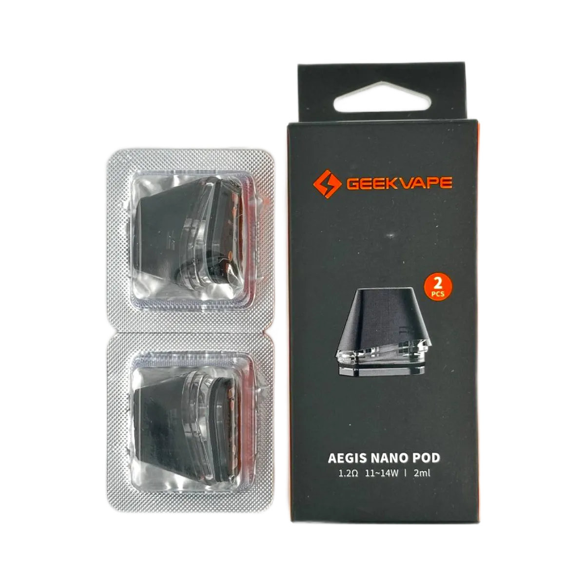 Geek Vape Aegis Nano Pod 1.2ohm, 2ml Black (в упак. 2 шт.)
