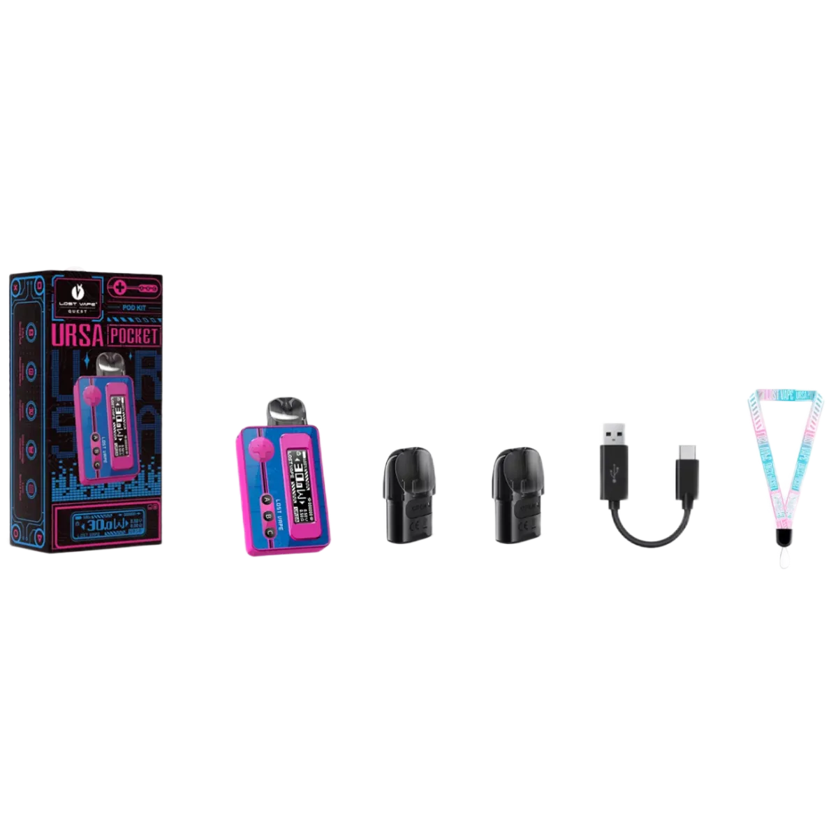 Lost Vape Ursa Pocket 1200mAh Nes Red / Красный