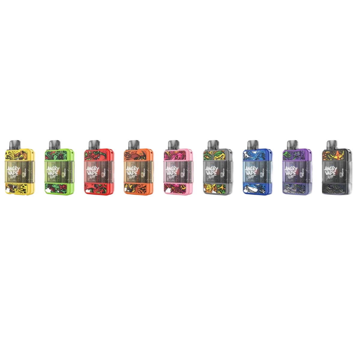 BRUSKO ANGRY VAPE FURY 650mAh Красный