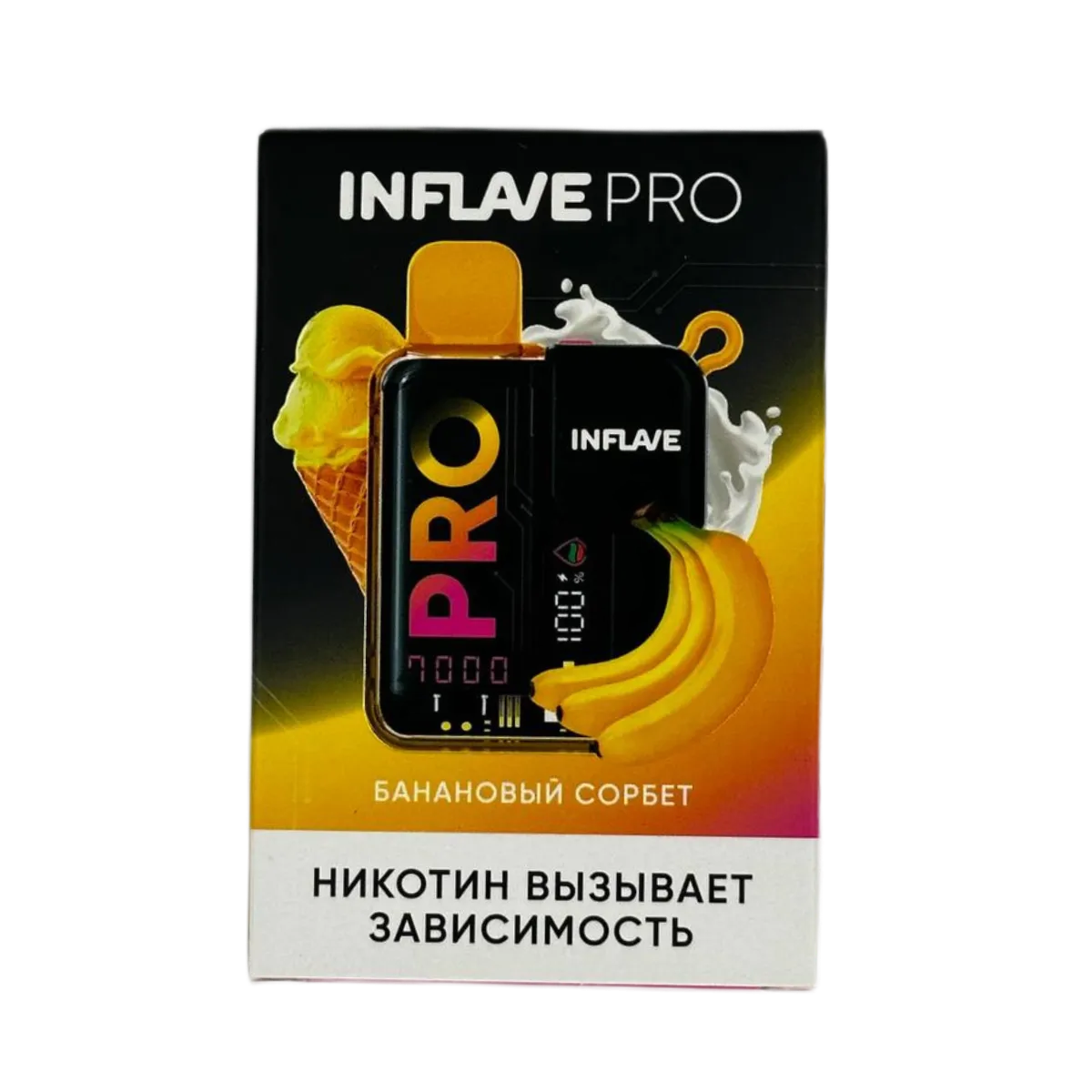 INFLAVE PRO 7000 Банановый сорбет 2%