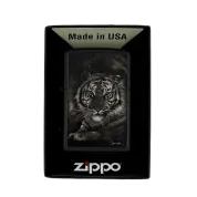 ZIPPO/49763 Spazuk Design покр.Black Matte, лат/сталь,чёрн., матов.