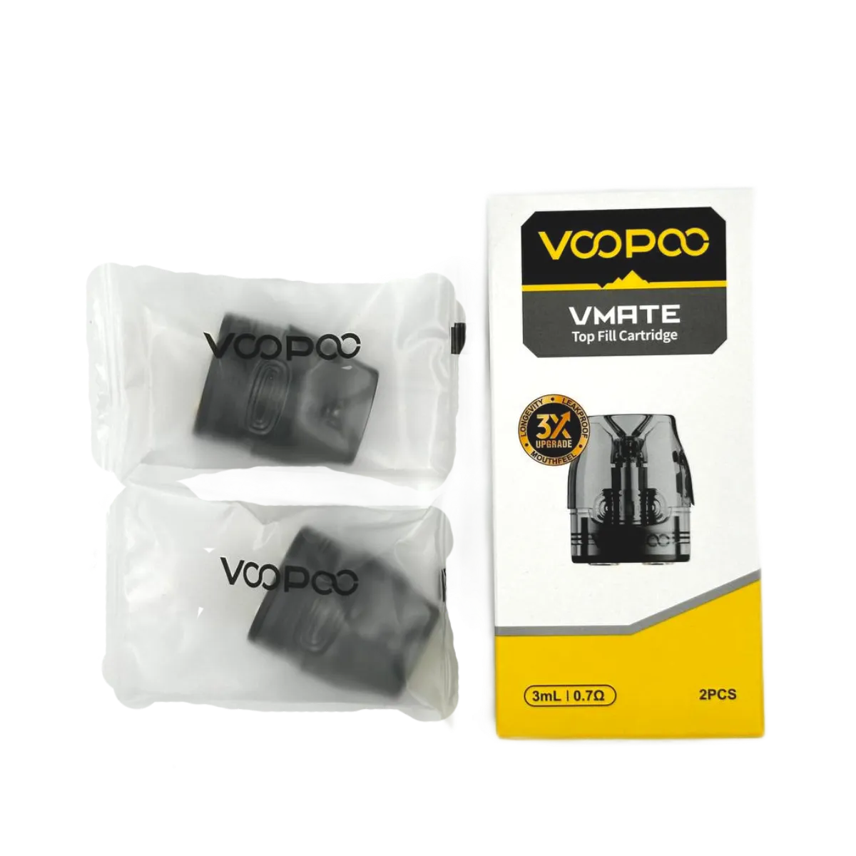 VOOPOO VMATE Top Fill / V.THRU Pro 0.7ohm 3ml  (в упак. 2 шт.)