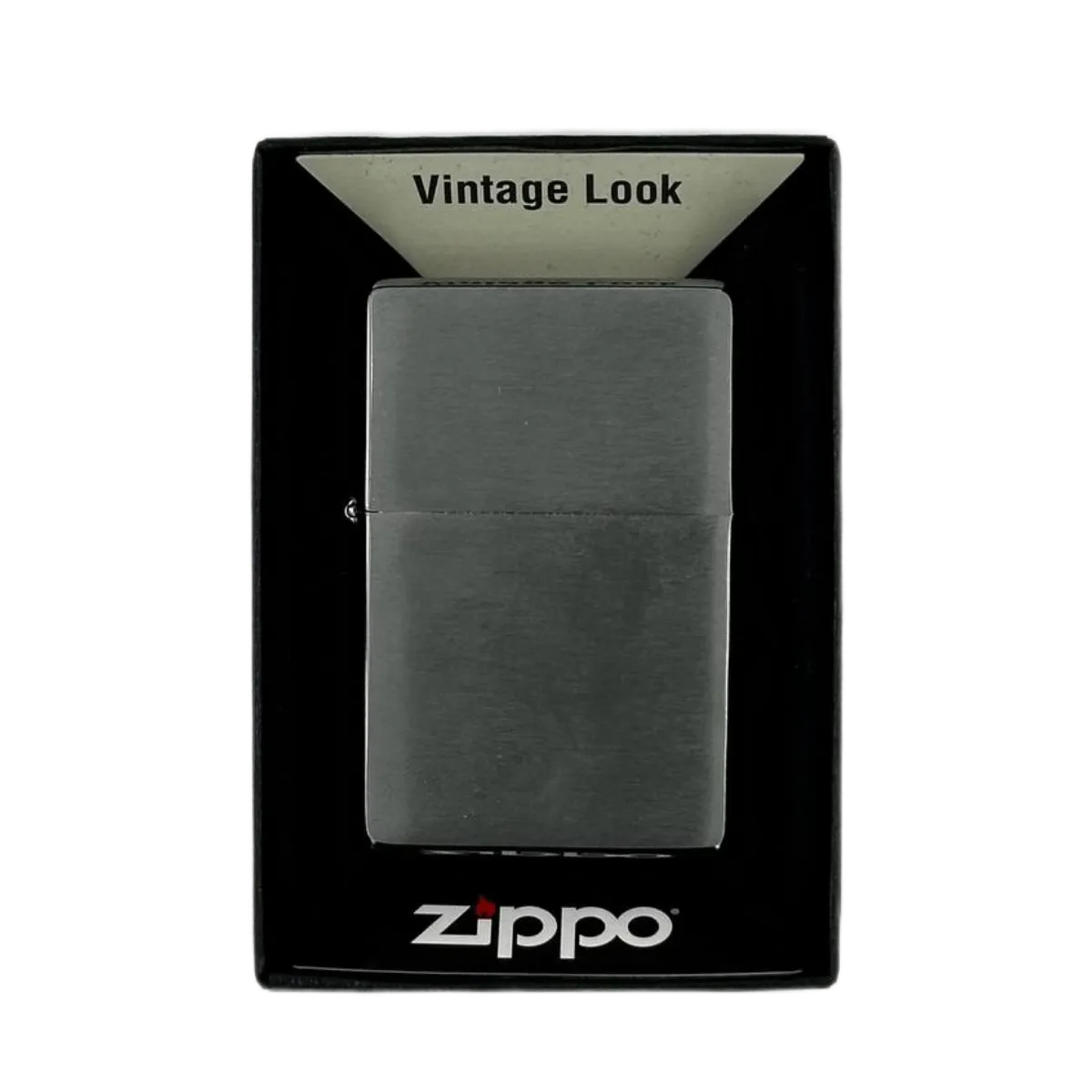 ZIPPO/230-25 Vintage 1937 покр.Brushed Chrome лат-сталь, сер.мат.