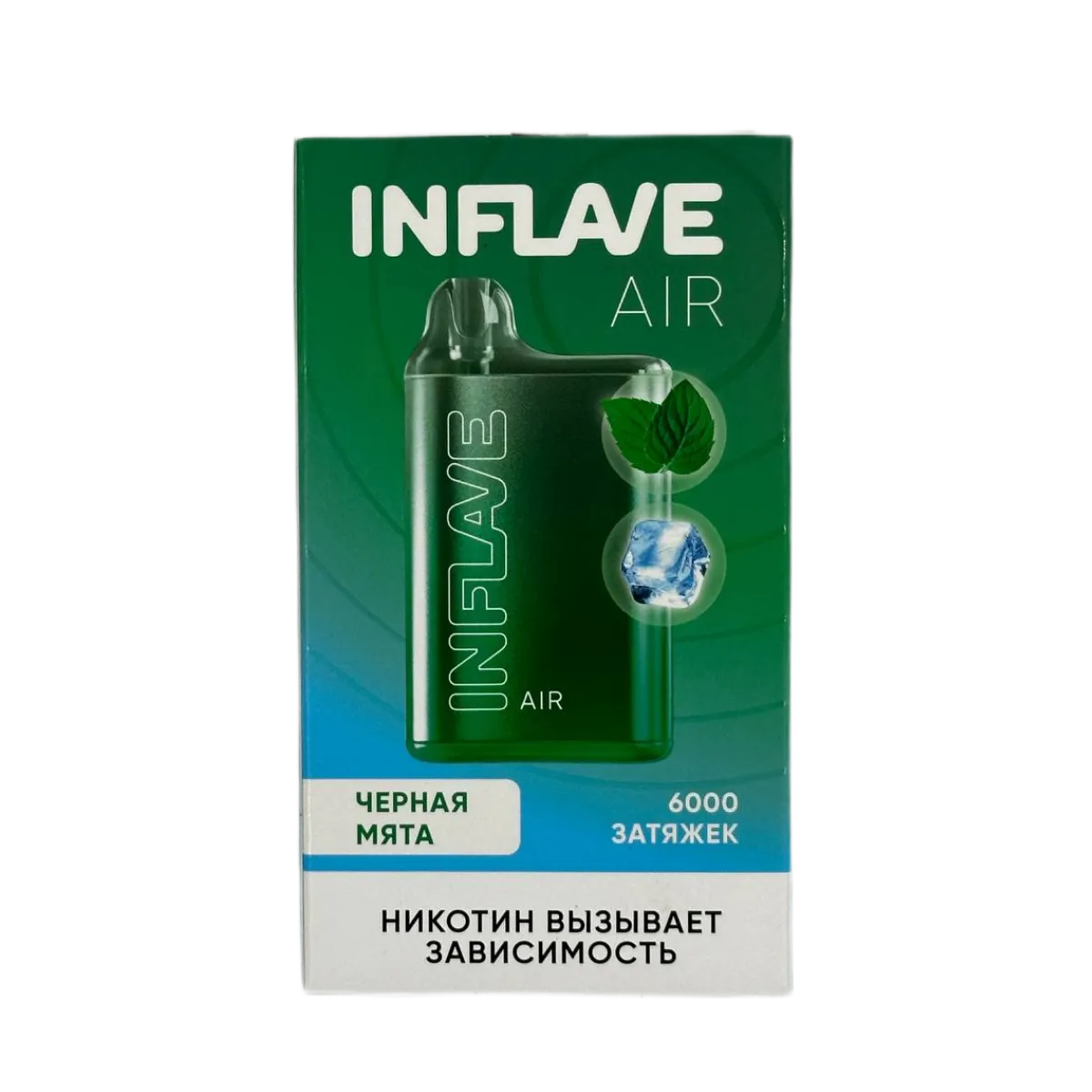 INFLAVE AIR 6000 Черная мята 2%