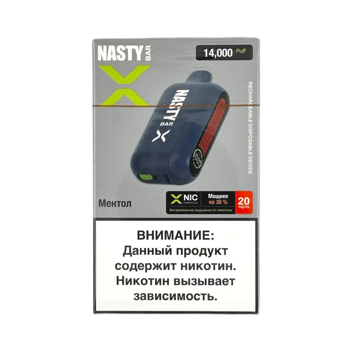 NASTY BAR X D14Ki 14000 Ментол 2%