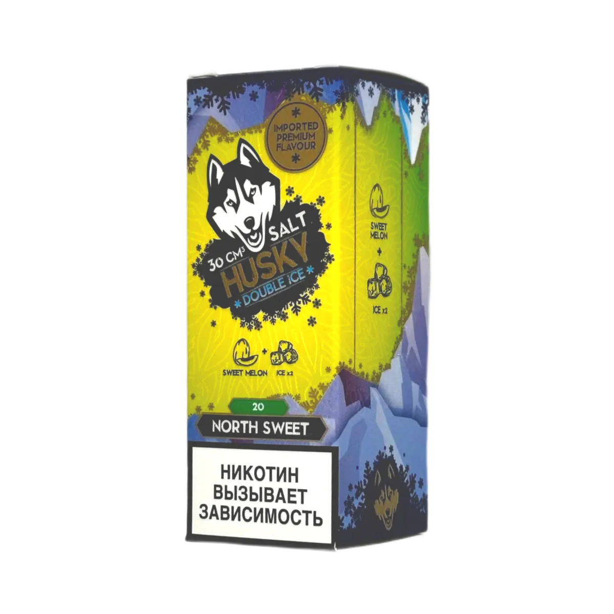 HUSKY SALT double  ICE Ледяная дыня 30мл.20мг.