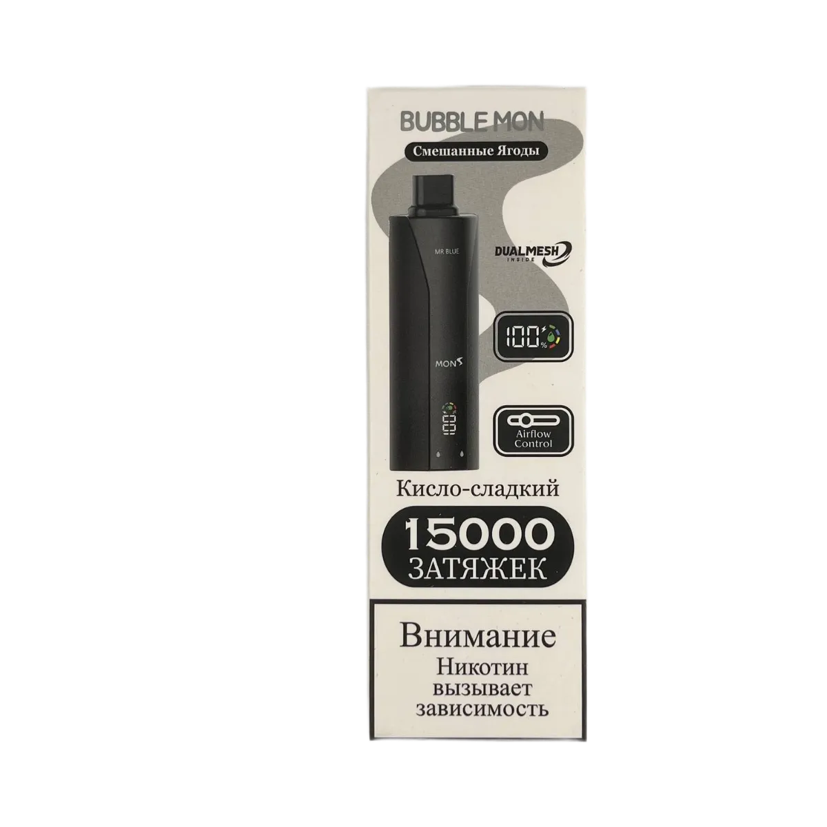 BUBBLEMON BOOSTER 15000 Смешанные ягоды 2%
