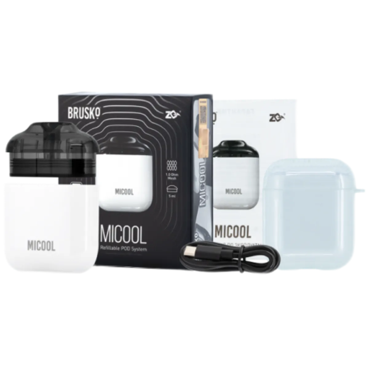 BRUSKO ZQ MICOOL 500mAh Красный