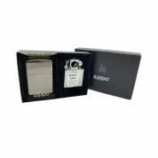 ZIPPO набор/29789 заж(ветроуст) Black Matte и вставн.блок  д/трубок, лат/сталь серебр., под. ко