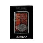 ZIPPO/49658 Harley-Davidson® покр.Street Chrome™, лат/сталь, серебр., матов.