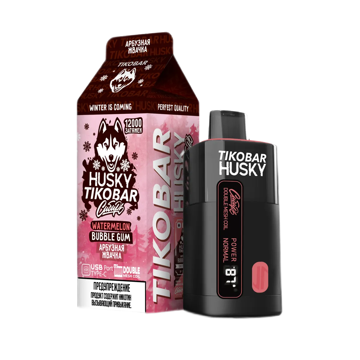 TIKOBAR HUSKY СИБИРЬ 12000 Арбузная жвачка 2%