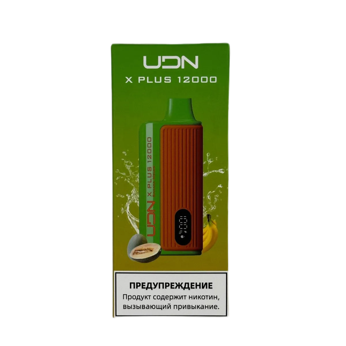 UDN BAR X PLUS 12000 Банан дыня 2%