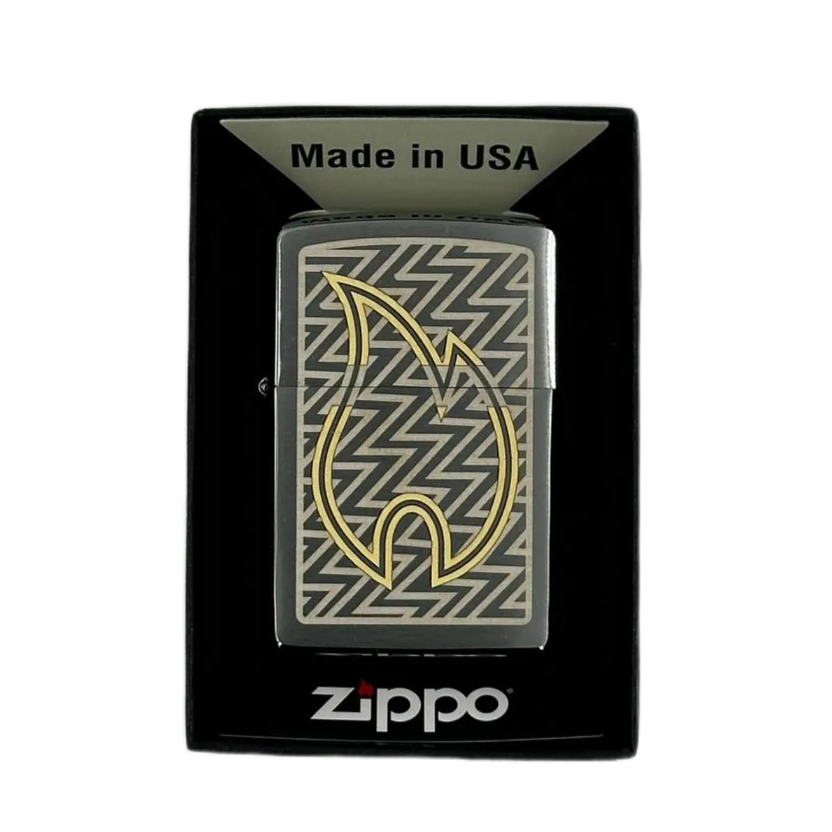Заж.ZIPPO/48789 покр.Brushed Chrome, лат/сталь, серебро