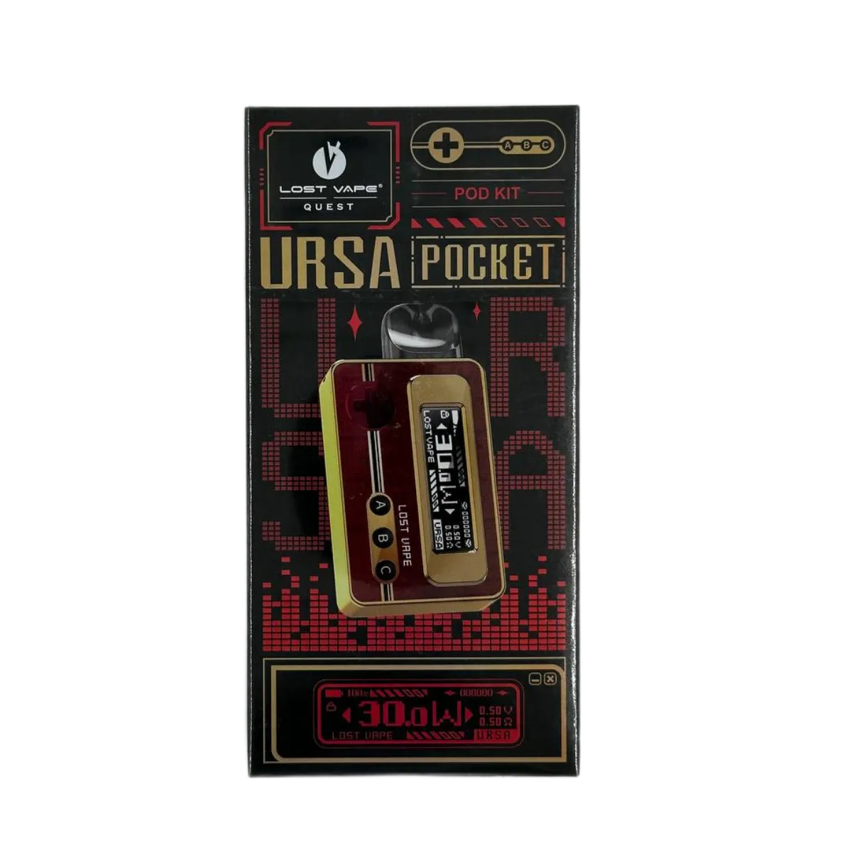 Lost Vape Ursa Pocket 1200mAh Nes Red / Красный